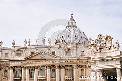 St. Peterâ€™s Basilica Editorial Stock Photo